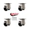 Service Caster Nylon Swvl TP Light Duty Floor Leveling Caster w/2.44" Diameter BLK Wheels, 4PK SCC-TPLV30S60-NYR-660-DC-4 - alternate 6